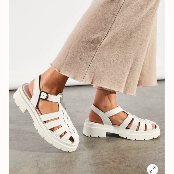 Free People Shoes - Free People Delaney Fisherman Platform Sandals Size